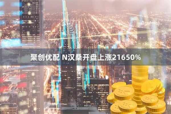 聚创优配 N汉桑开盘上涨21650%